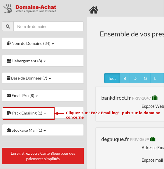 Créer un modèle de campagne d'emailing